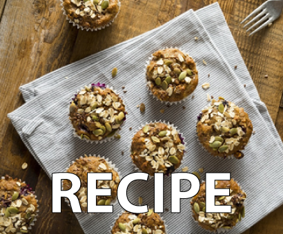 Recipe: Blueberry & Banana Breakfast Muffins