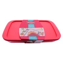 Marinex Rect Roaster With Red Plastic Lid 2.9L 