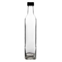 Consol Oil & Vinegar Bottle with Black Lid 