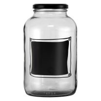 Regent Glass Jar chalkboard Notes 2lt
