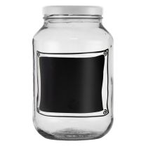 Regent Glass Jar Chalkboard Notes 3Lt