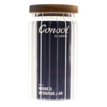 Consol Ribbed Canister Acacia 800ml
