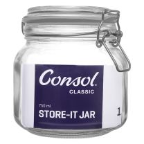 Consol Store It Jar Clip Top Lid 750ml 