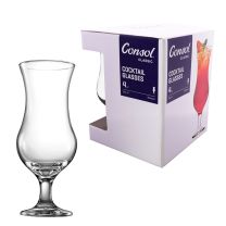 CONSOL MONACO COCKTAIL GLASS, 4 PACK (380ML)