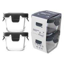 Consol Square Glass Baby Food Containers  160ml 2pack
