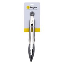 Regent Tong Stainless Steel With Grey Silicone  275mm