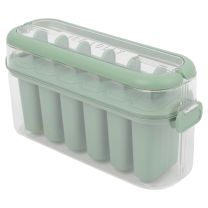 Regent 6 Sage Ice Lolly Moulds In Holder