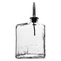 Regent Square Glass Oil Bottle With Pourer