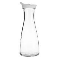 Regent Glass Carafe With White Lid 850ml