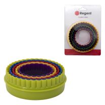 Regent Cookie Cutters Fluted /Plain Nested 