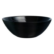 LUMINARC HARENA BLACK TEMPERED GLASS BOWL