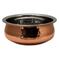 Regent Cookware Handi Bowl Hammered Stainless Steel Copper Plated 800ml