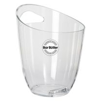 Bar Butler Wine Bucket Clear Plastic 3LT