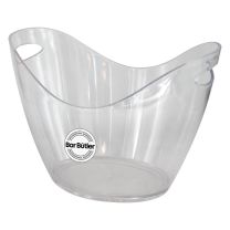 Bar Butler Wine Bucket Oval Clear PS Plastic 7L