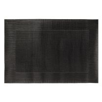Regent Placemat Woven Pvc Black 4 Pack Roll