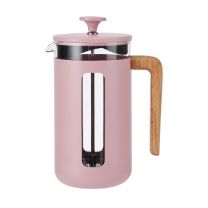 LaCafetiere 8 Cup Pink Wood Handle