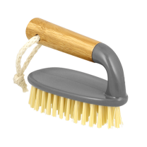Legend Bamboo Handle Floor Brush Grey