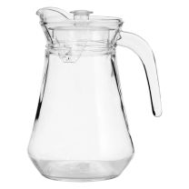 Regent Glass Water Jug with Clear lid 1.3litre 