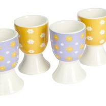 KitchenCraft Set Of 4 Egg Cups Soleada Floral 