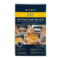 NoStik Air Fryer Liners Rectangular 31x40cm 2 Pack