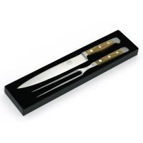 Gude Alpha Olive 2 piece Carving Set 