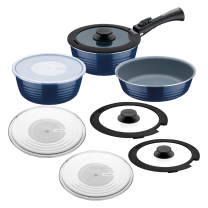Tramontina Itria Multi-Purpose Cookware Aluminium Blue 10 Piece Set
