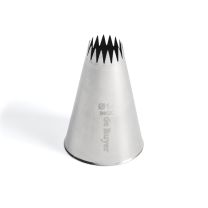 de Buyer Stainless Steel Double Petit Star Nozzle 14mm