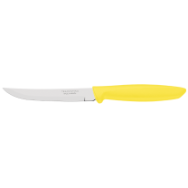 Tramontina Utility / Steak Knife Smooth Blade with Yellow Handle 13cm