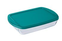 Pyrex Cook & Store Rectangular Roaster With Plastic Lid 4.5L