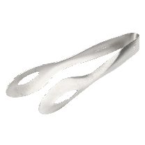 Kitchen Inspire S/Steel Ice Tongs Silver