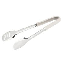 Kitchen Inspire S/Steel Tongs Grey