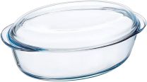 Pyrex Oval Casserole With Lid 4L