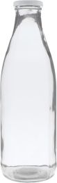 Regent Glass Milk Bottle with Metal Lid 1L