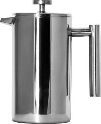 Regent Colombia Coffee Maker Double Walled Stainless Steel 8 Cup 1L