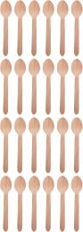 Regent Disposable Wooden Spoons 24 Pack 160mm