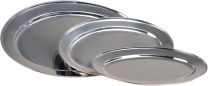 Global Serving Platter Oval S/Steel 500mm