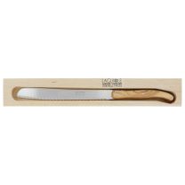 Laguiole AV Bread Knife - Olive Wood
