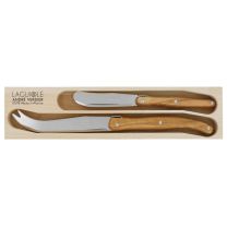 Laguiole by Andre Verdier Cheese Set Olive Wood 2 Pieces