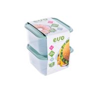 EVO Lunchbox 700ml 2 Piece Set Sage 