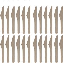 Regent Disposable Wooden Knives 24 Pack 160mm