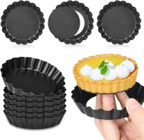 Tartlet Tin Loose Bottom 8cm 12s