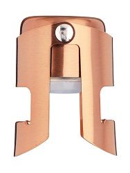 BarCraft Luxe Lounge Champagne Stopper Copper