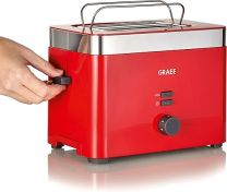 Graef 2 Slice Toaster Red