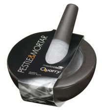 MasterClass Quarry Round Marble Mortar and Pestle