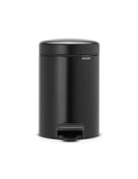 Brabantia Pedal Bin Newicon 3 litre - Matt Black