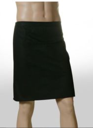 Banks Midi Knee Length Apron Black