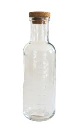 Home Classix Glass Naturals Bottle with Cork Lid