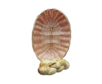 Global Bread Basket Woven Plastic Light Brown Oval 