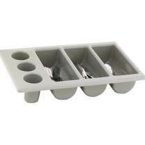 Cutlery 3 Division Tray Grey