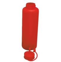 Red Plastic Squeeze Bottle 250ml (6 bottles)